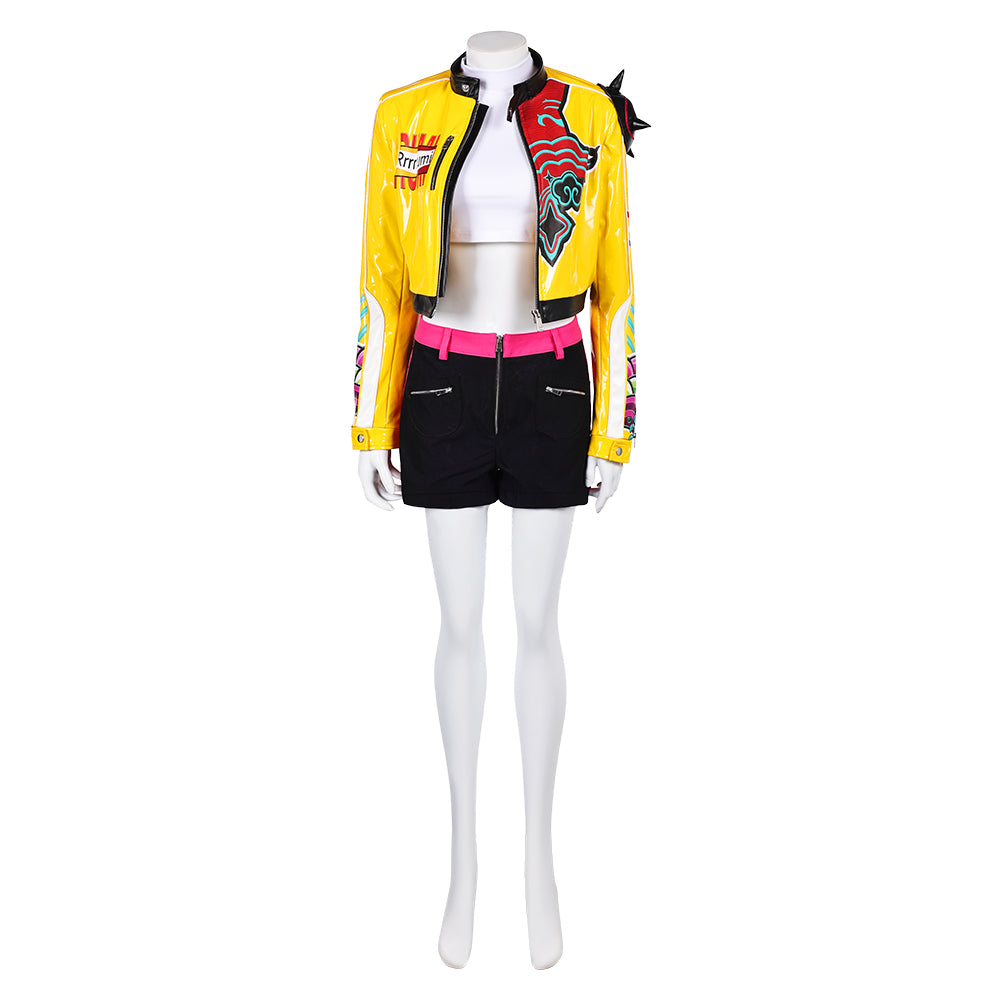 KPop Demon Hunters(2025) Rumi Tenue Jaune Cosplay Costume