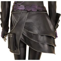 Kpop Demon Hunters(2025) Rumi Tenue Noire en Cuir Cosplay Costume