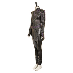 Kpop Demon Hunters(2025) Rumi Tenue Noire en Cuir Cosplay Costume