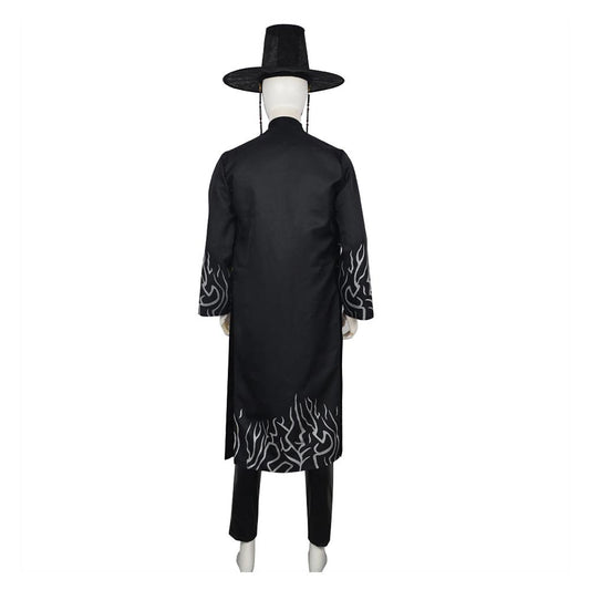 KPop Demon Hunters(2025) Saja Boys Jinu Tenue Noire Cosplay Costume