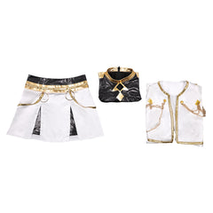 Kpop Demon Hunters(2025) Zoey Tenue Blanche et Noire Cosplay Costume