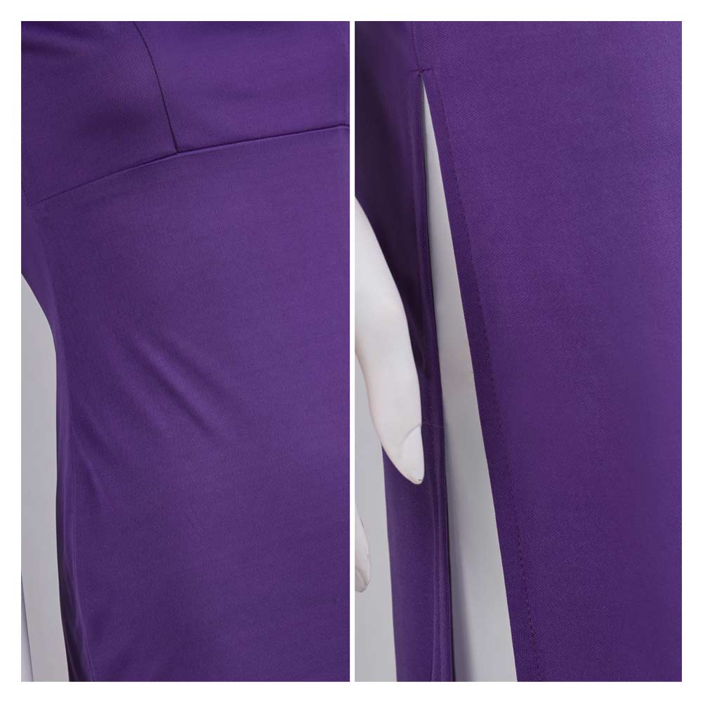  Kuzco, l'Empereur Mégalo Yzma Robe Violette Cosplay Costume