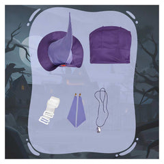  Kuzco, l'Empereur Mégalo Yzma Robe Violette Cosplay Costume