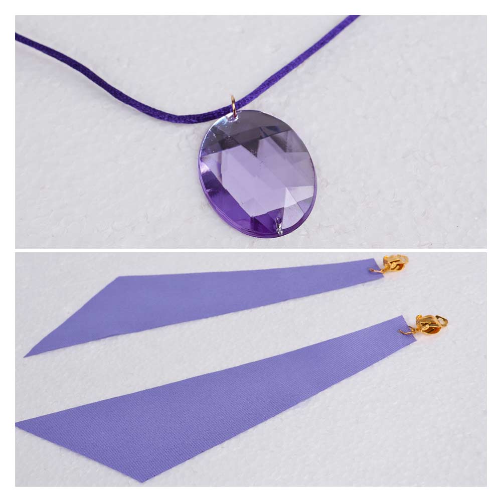  Kuzco, l'Empereur Mégalo Yzma Robe Violette Cosplay Costume