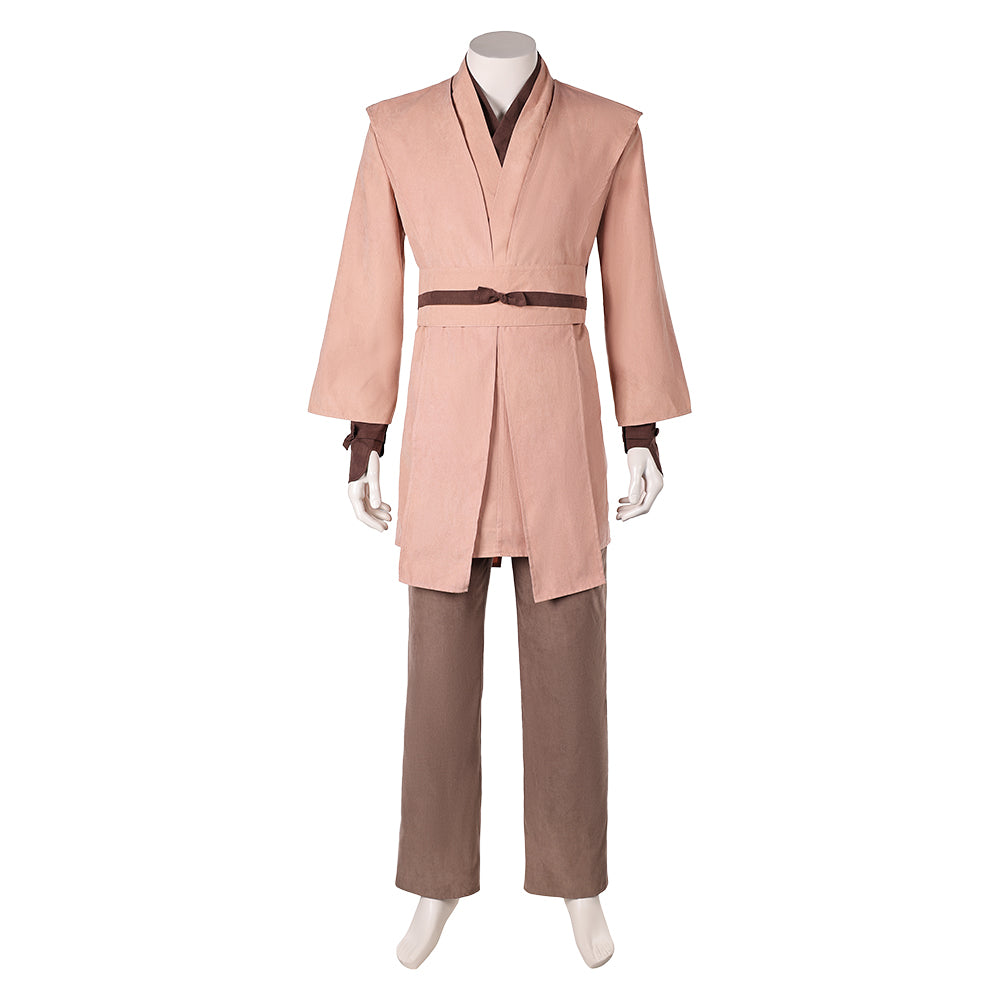 La Guerre des Étoiles Obi-Wan Kenobi Tenue Marrone Claire Cosplay Costume