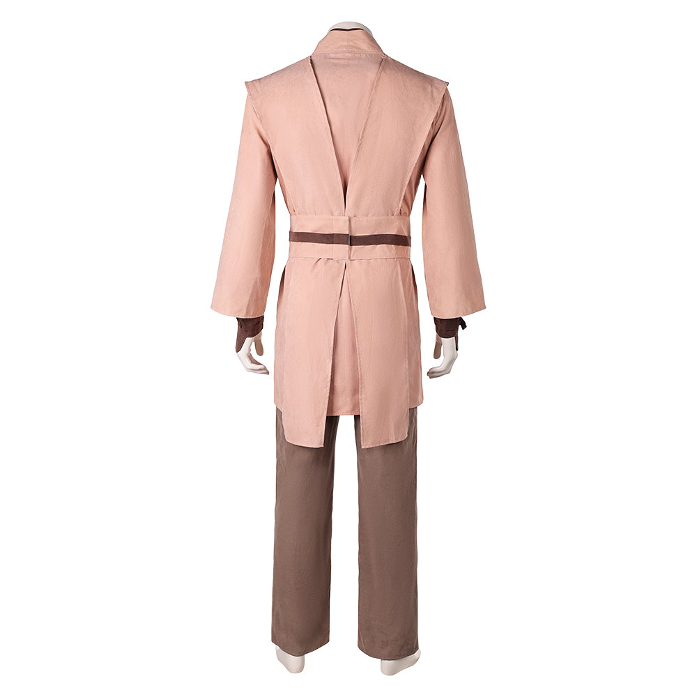 La Guerre des Étoiles Obi-Wan Kenobi Tenue Marrone Claire Cosplay Costume