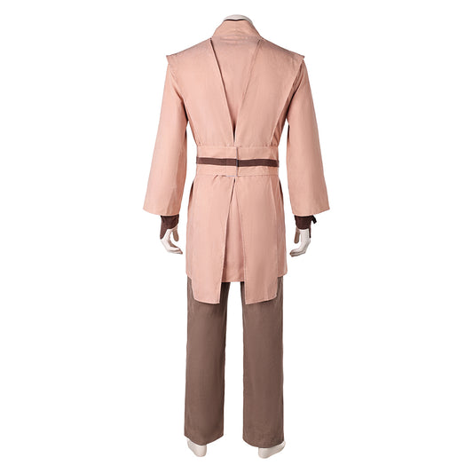 La Guerre des Étoiles Obi-Wan Kenobi Tenue Marrone Claire Cosplay Costume