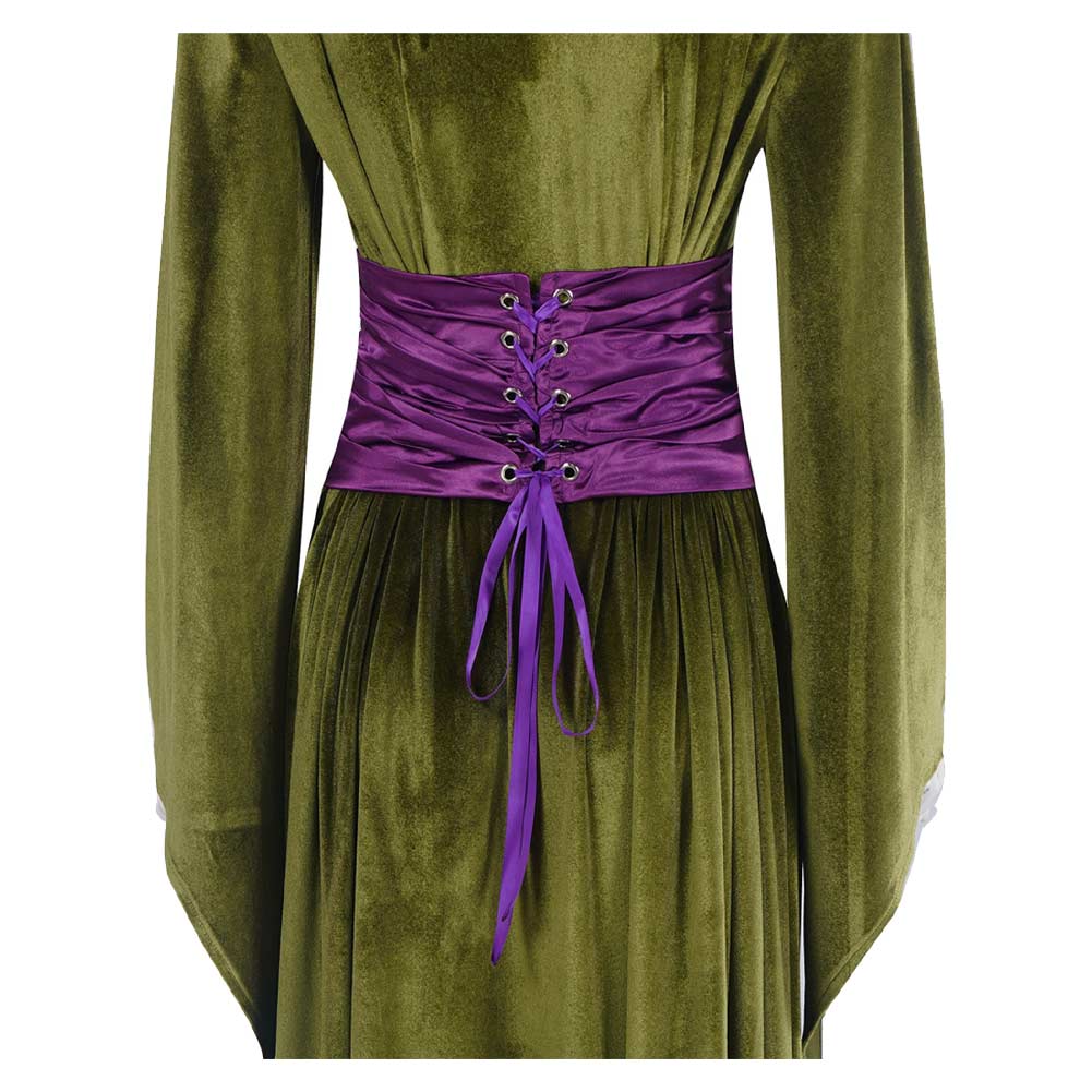 La Guerre des Étoiles Padme Amidala Naberrie Robe Verte Cosplay Costume