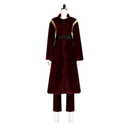 La Guerre des Étoiles Padme Amidala Naberrie Tenue Rouge Cosplay Costume