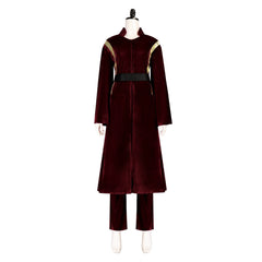 La Guerre des Étoiles Padme Amidala Naberrie Tenue Rouge Cosplay Costume