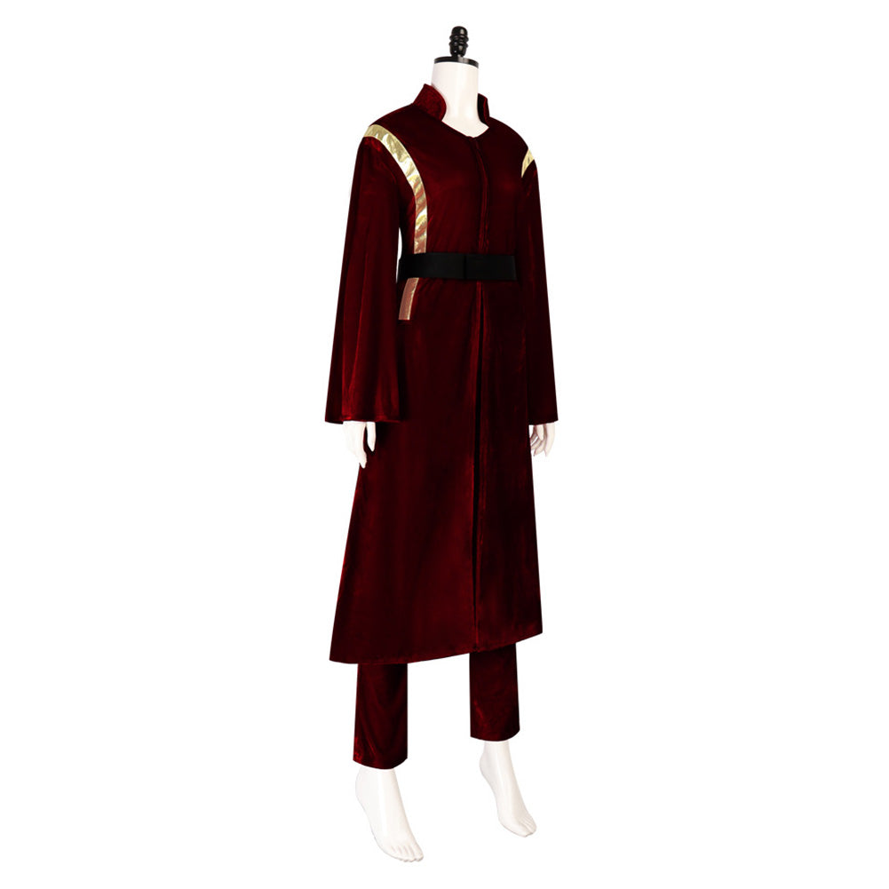 La Guerre des Étoiles Padme Amidala Naberrie Tenue Rouge Cosplay Costume