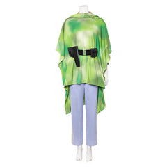 La Guerre des Étoiles Princess Leia Tenue de Cape Camouflage Verte Cosplay Costume