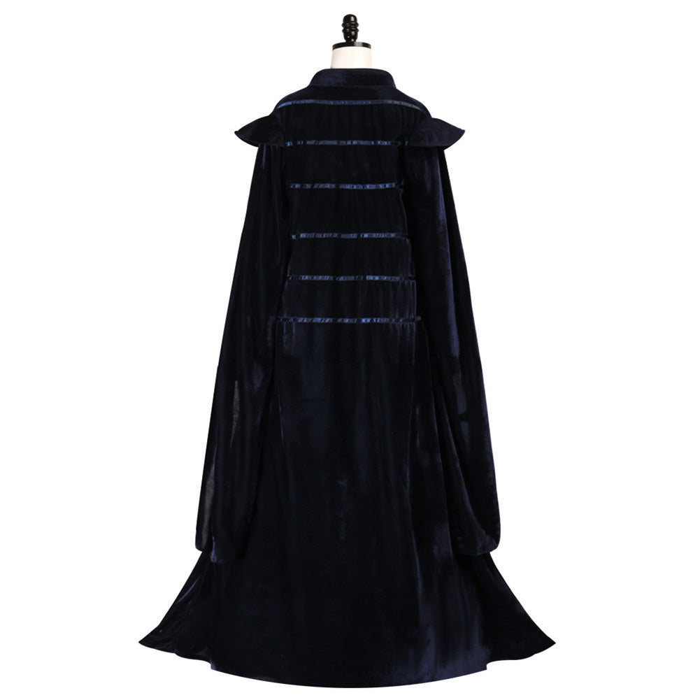 La Guerre des Étoiles Sola Naberrie Tenue Noire et Violette Cosplay Costume