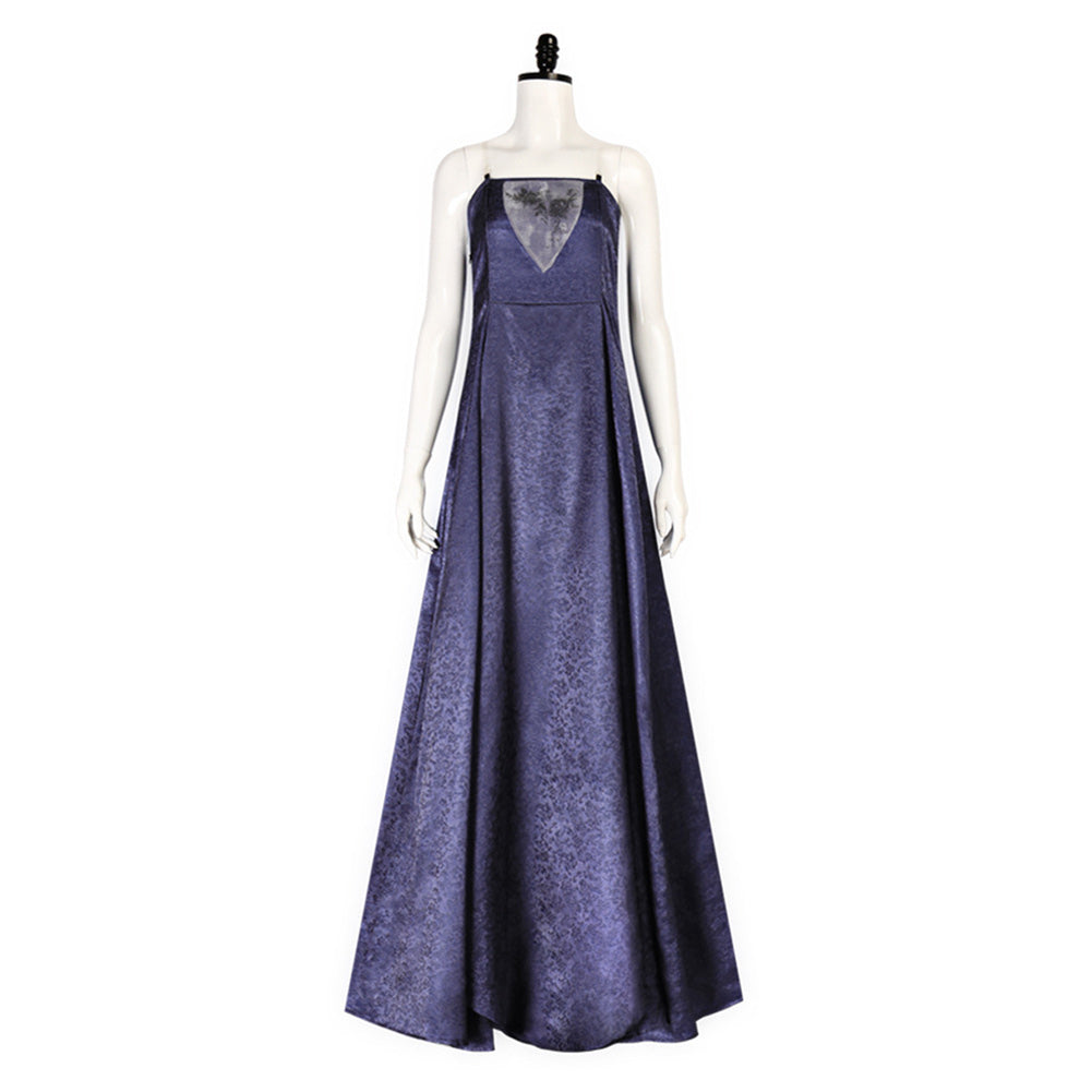 La Guerre des Étoiles Sola Naberrie Tenue Noire et Violette Cosplay Costume