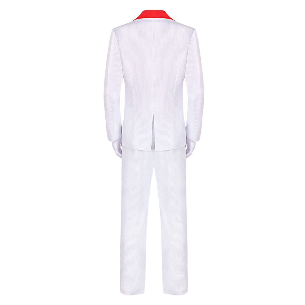 Le Balafré 1983 Al Pacino Tenue Blanche et Rouge Cosplay Costume