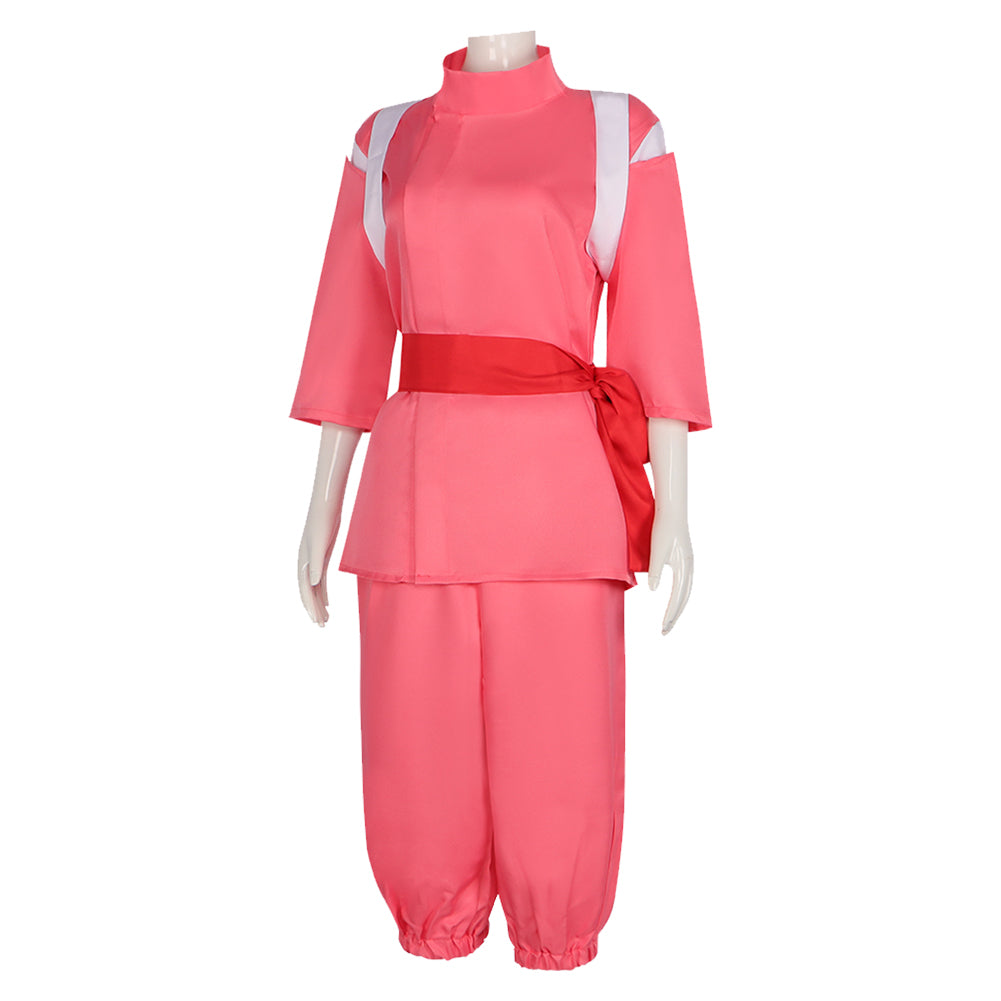 Le Voyage de Chihiro Chihiro Ogino Kimono Rose Cosplay Costume