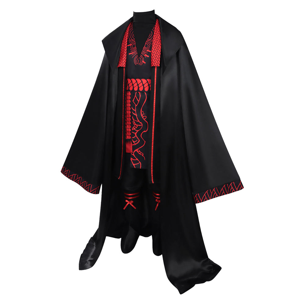 Limbus Company Jia Qiu Tenue Rouge et Noire Cosplay Costume
