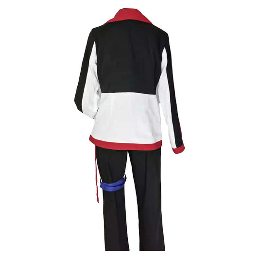 Limbus Company Yuri Tenue Noire et Rouge Cosplay Costume