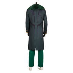 Loki Président Tenue Verte Cosplay Costume
