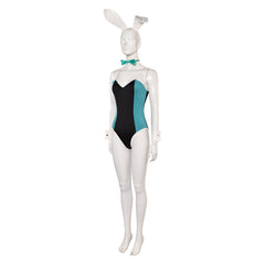 Luna Snow Bunny Girl Tenue Noire Cosplay Costume