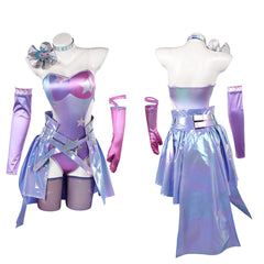 Luna Snow Disco Revolution Peau Tenue Violette Cosplay Costume