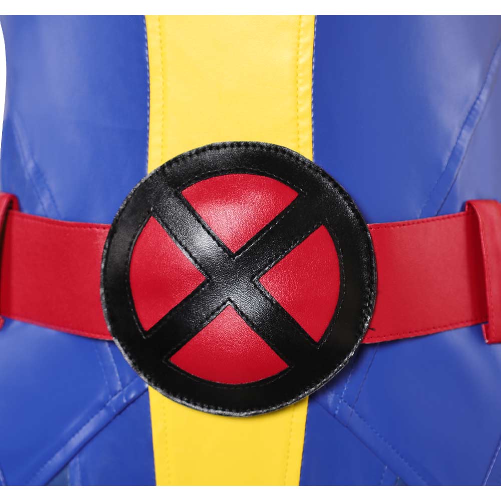 Magik Tenue Jaune et Bleue Cosplay Costume