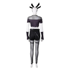 Magik Tenue Noire Punk Cosplay Costume