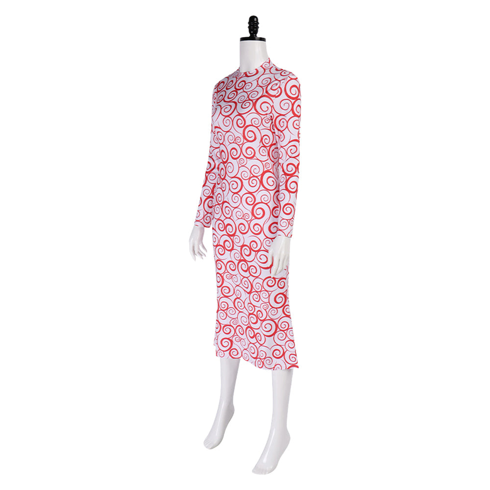 Mars Attacks Martian Girl Robe Rouge Cosplay Costume