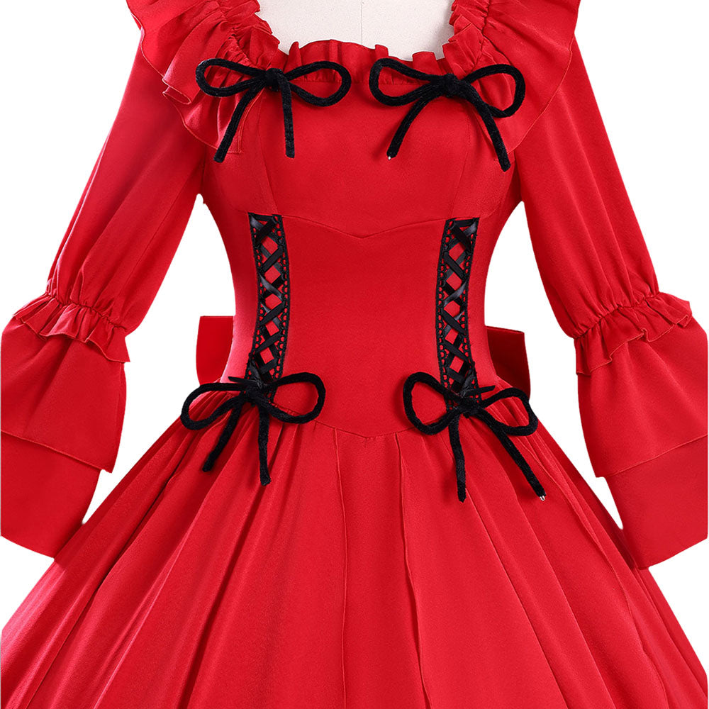 May I Ask for One Final Thing? Scarlet El Vandimion Robe Rouge Cosplay Costume
