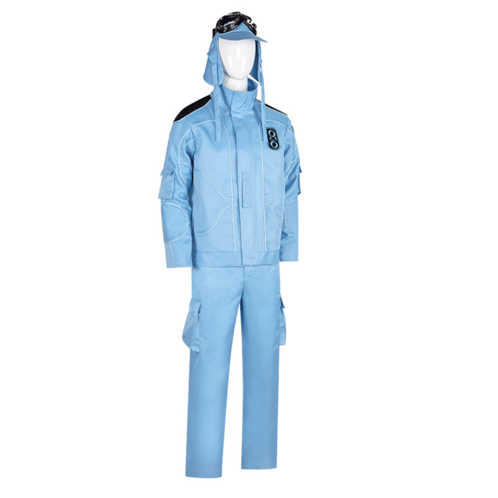 Mickey 17(2025) Mickey Tenue Bleue Cosplay Costume