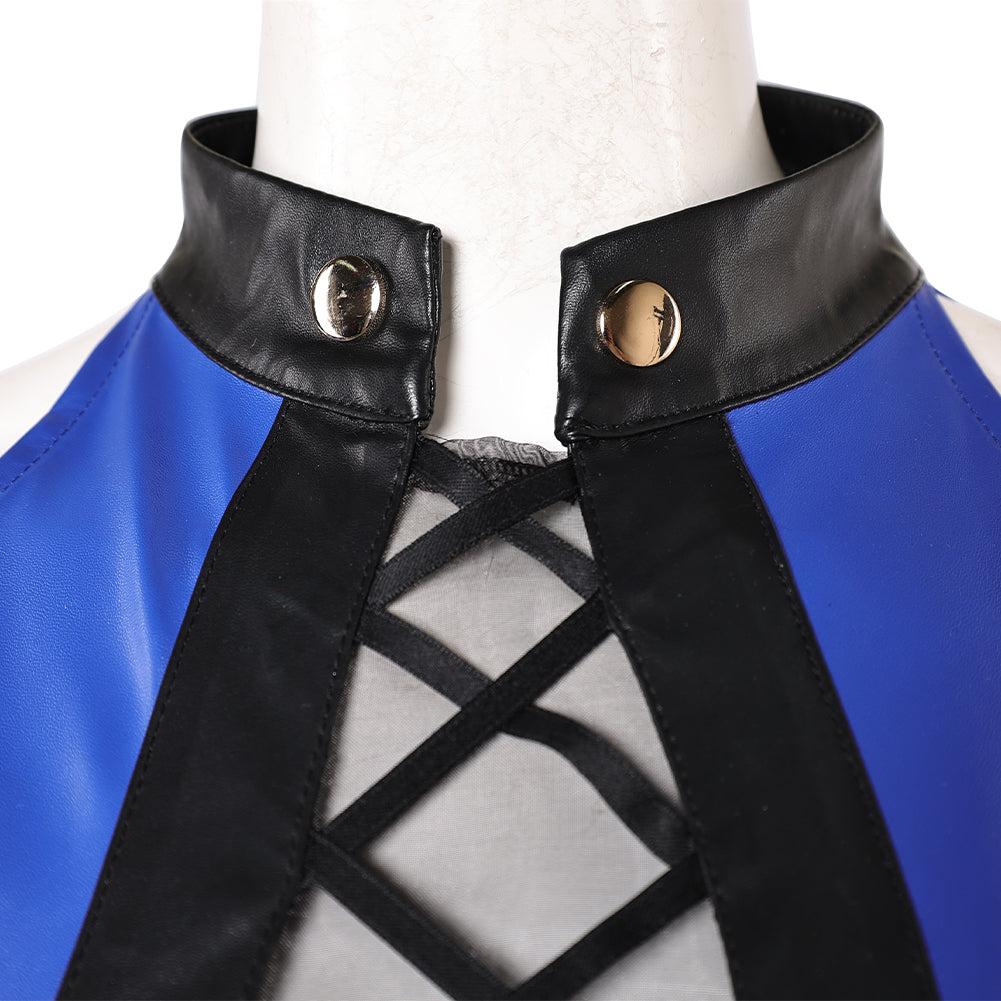 Mortal Kombat 2(2025) Kitana Tenue Bleue Cosplay Costume