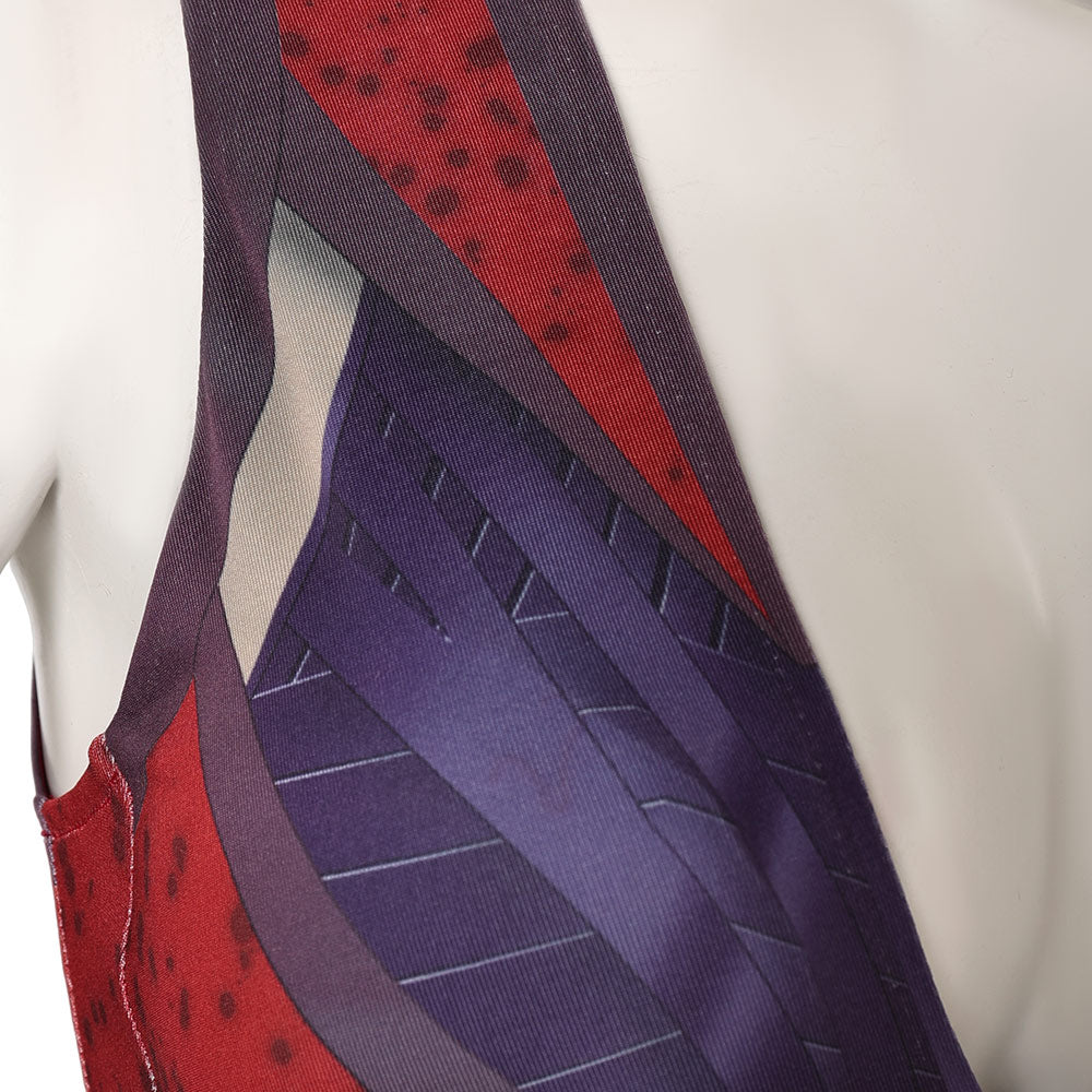Mortal Kombat Nitara Tenue Rouge Cosplay Costume