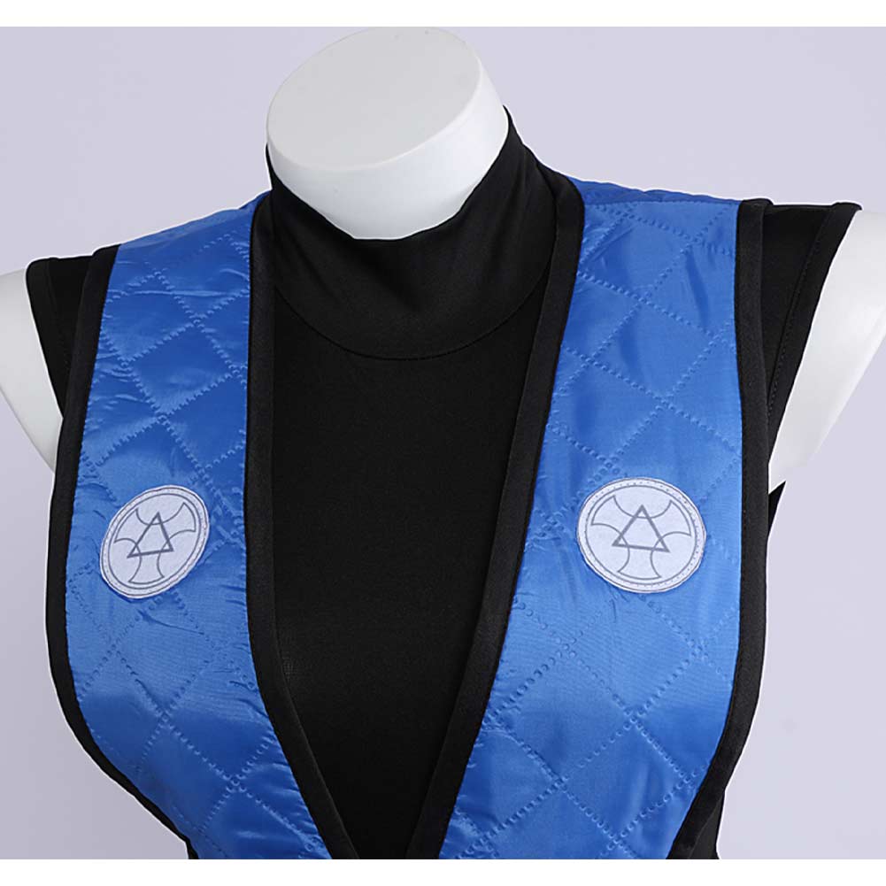  Mortal Kombat Sub Zero Cosplay Costume Halloween Carnival Party Suit  