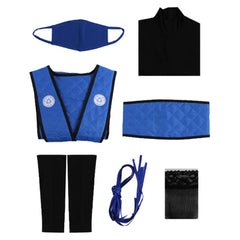  Mortal Kombat Sub Zero Cosplay Costume Halloween Carnival Party Suit  