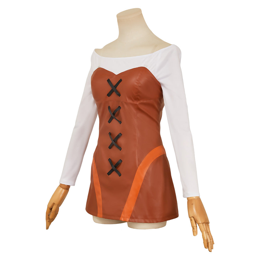New Panty & Stocking with Garterbelt(2025) Panty Tenue Marrone Cosplay Costume