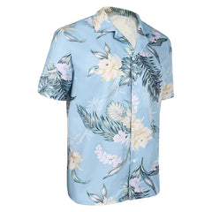 Nobody 2(2025) Hutch Mansell Chemise Bleue Cosplay Costume