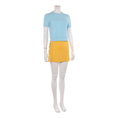 One Piece Live Action 2(2026) Nami Tenue Bleue et Jaune Cosplay Costume