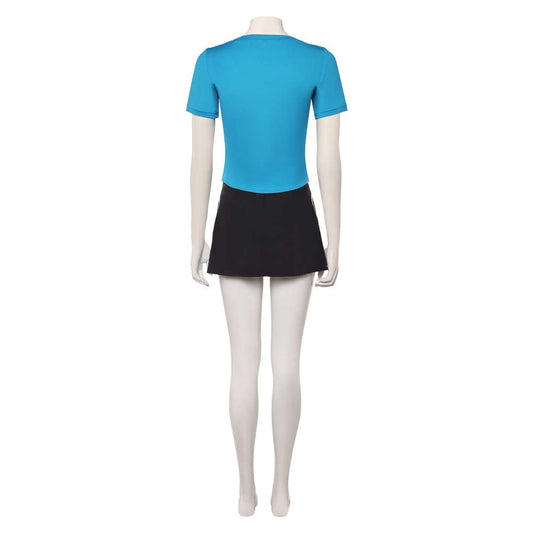 One Piece Live Action 2(2026) Nami Tenue Bleue et Noire Cosplay Costume Ver.2