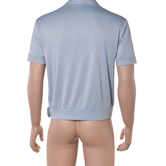 One Piece Live Action 2(2026) Sanji Chemise Bleue Cosplay Costume