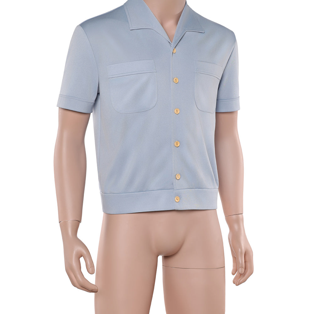 One Piece Live Action 2(2026) Sanji Chemise Bleue Cosplay Costume