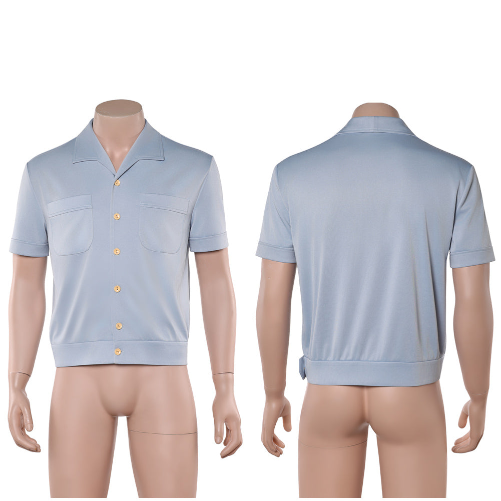 One Piece Live Action 2(2026) Sanji Chemise Bleue Cosplay Costume