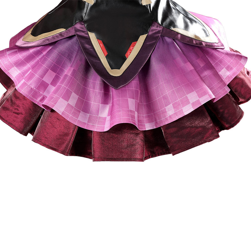 Overwatch 2 Juno Heart of Hope Skin Mythique Noire et Rouge Cosplay Costume