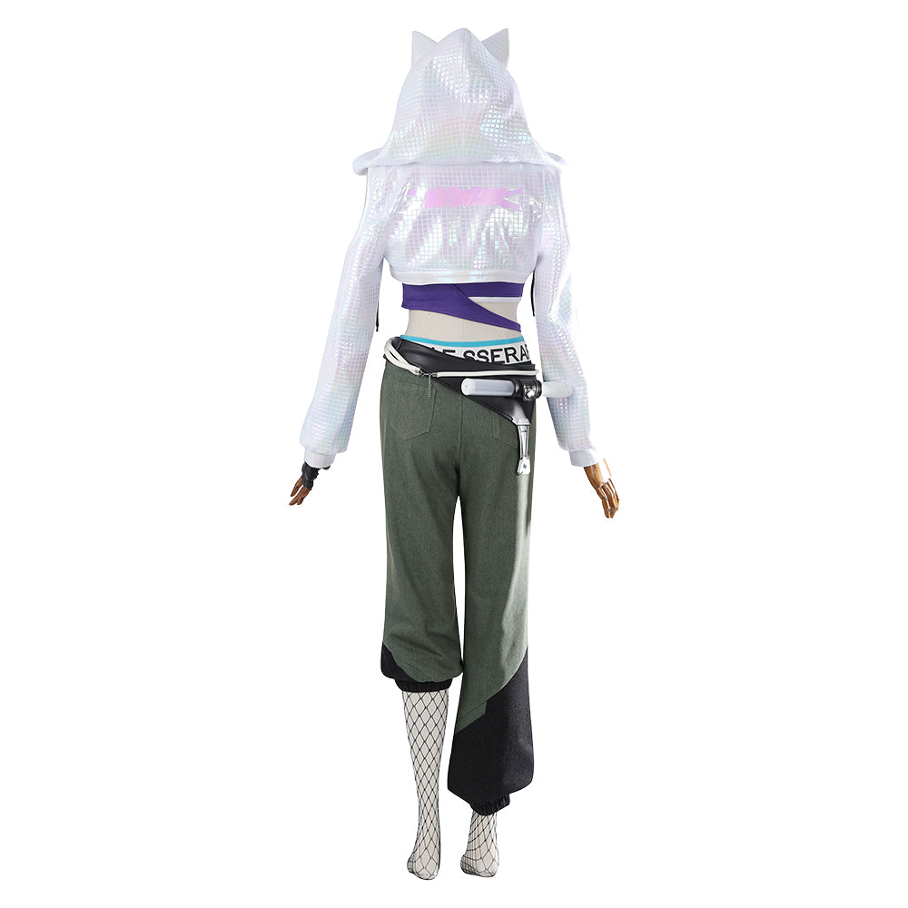 Overwatch Ashe Idole Tenue de Gilet Violet Cosplay Costume Ver.2