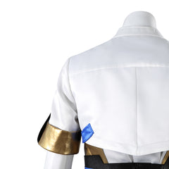 Overwatch Wuyang Ye Tenue Blanche et Bleue Cosplay Costume