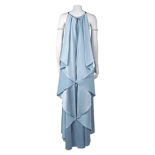 Padme Amidala Naberrie Pyjama Robe Bleue Cosplay Costume