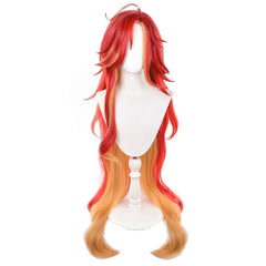 Cosplay Costume Mavuika Genshin Impact Jeu Cosplay Tenue Noire et Rouge Femme