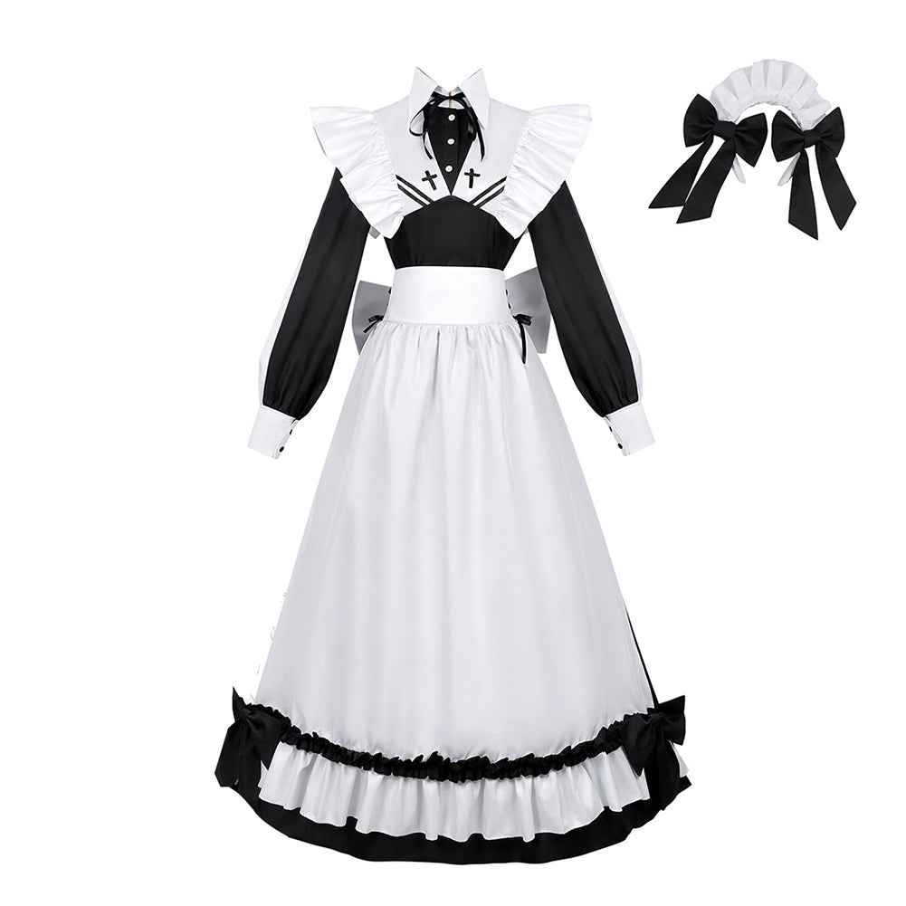 Playing Death Games to Put Food on the Table(2026) Yuuki Sorimachi Tenue de Soubrette Cosplay Costume