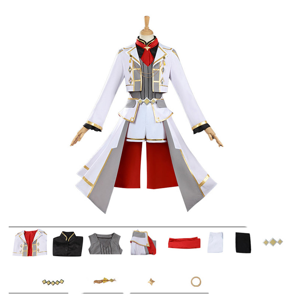 Pretty Derby Oguri Cap Tenue Blanche Cosplay Costume