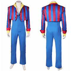Prince Rogers Nelson 1980s Tenue Rouge et Bleue Costume Vintage