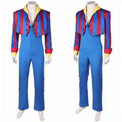 Prince Rogers Nelson 1980s Tenue Rouge et Bleue Costume Vintage